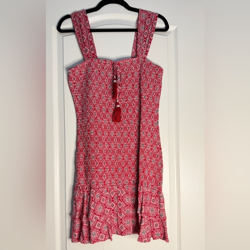B.O.G. Collective Mini Dress Sleeveless Red New Size Medium